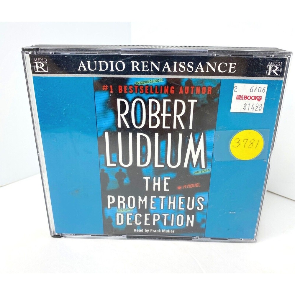 Robert Ludlum THE PROMETHEUS DECEPTION Read By Frank Muller  Audio Book Cd